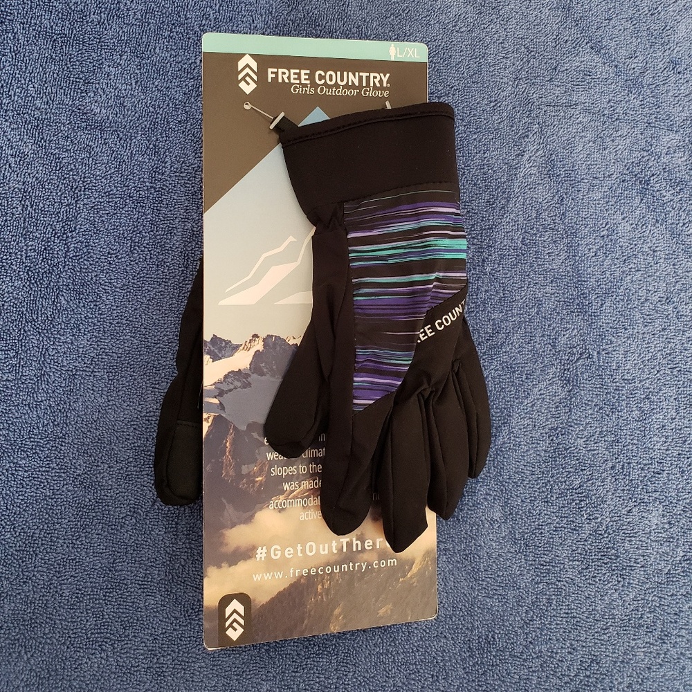 Free Country Girls Outdoor Glove Size L/XL (7/14)